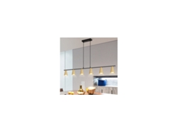 Zmh Lámpara Colgante Moderna Para Comedor, 6 Luces, Gu10, Para Salón, Pasillo
