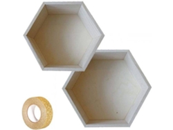 Estante YOUDOIT (Dorado - Madera - 27x23.5 cm)