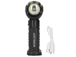 Lámpara De Trabajo Led Recargable Con Imán Y Rotación De 360°, Linterna De Emergencia Industrial.