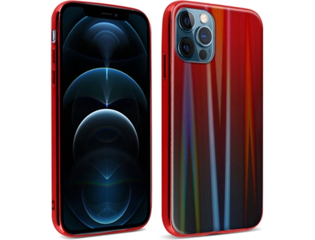 Funda iPhone 12 Pro Max AVIZAR Arcoíris Rojo