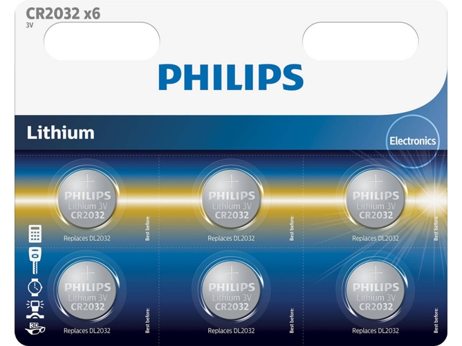 Pila PHILIPS CR2032P6/01B 3 V