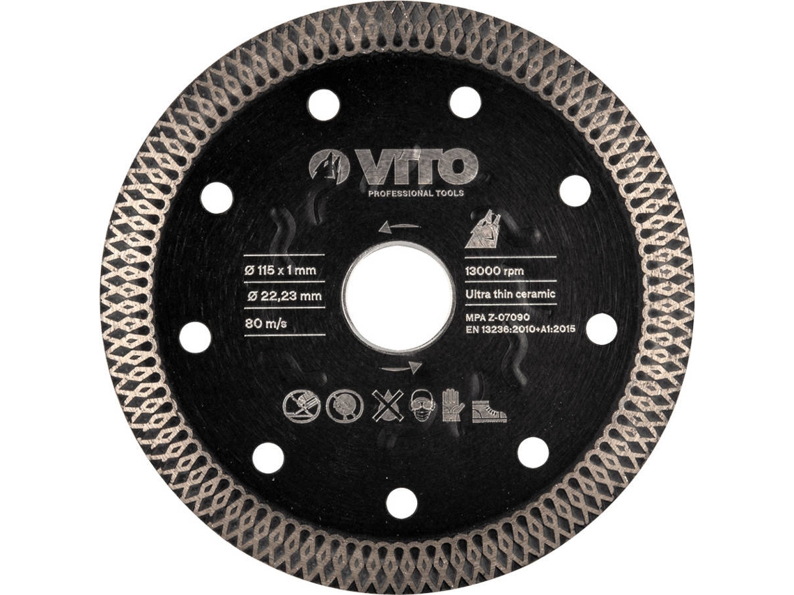 Disco VITO Corte Cerámica Ultra Fino