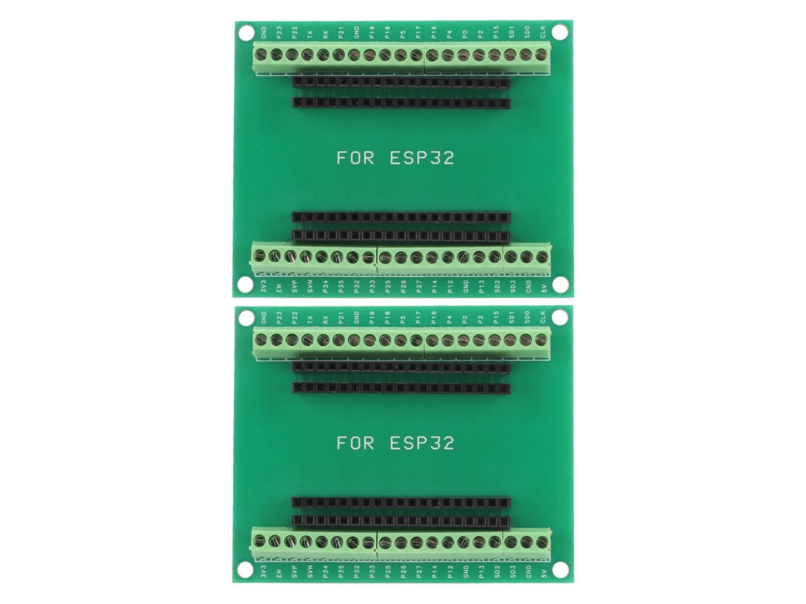 2 Piezas Esp32 Breakout Board Placa De Desarrollo Inalámbrica Wifi Bluetooth De 38 Pines