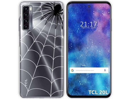 Carcasa TCL 20L / 20L+ TUMUNDOSMARTPHONE Araña Multicolor