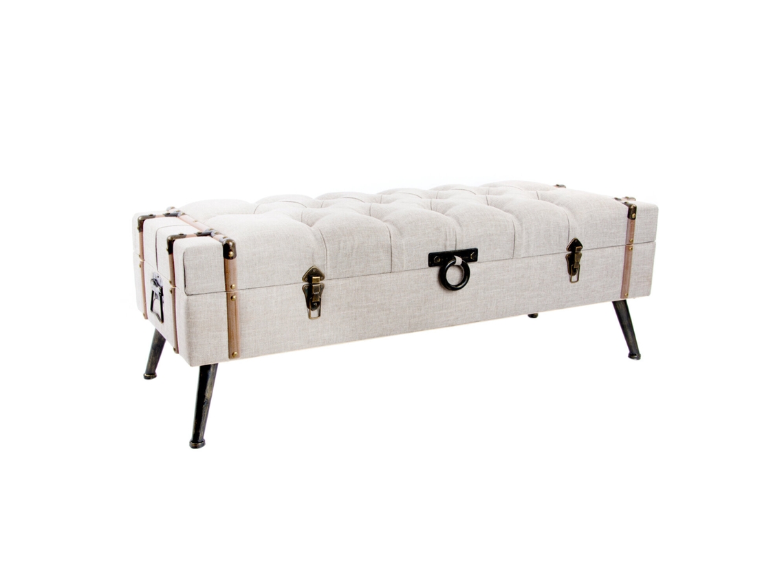 Descalzadora Lino Mdf Beige 122x47x43cm