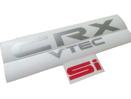 CRX - ED/EF/EE - CRX VTEC calcomanía Si - Compatible con Civic CRX 88-91 CULTDECOR