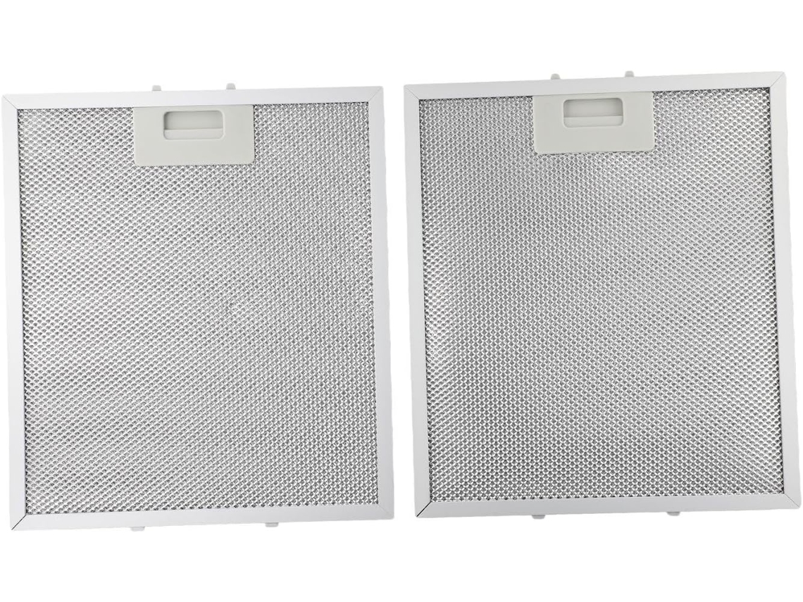 2 Aluminio, 5 305 267 9 Juego De Filtros De Grasa Plateados Para Campana Extractora