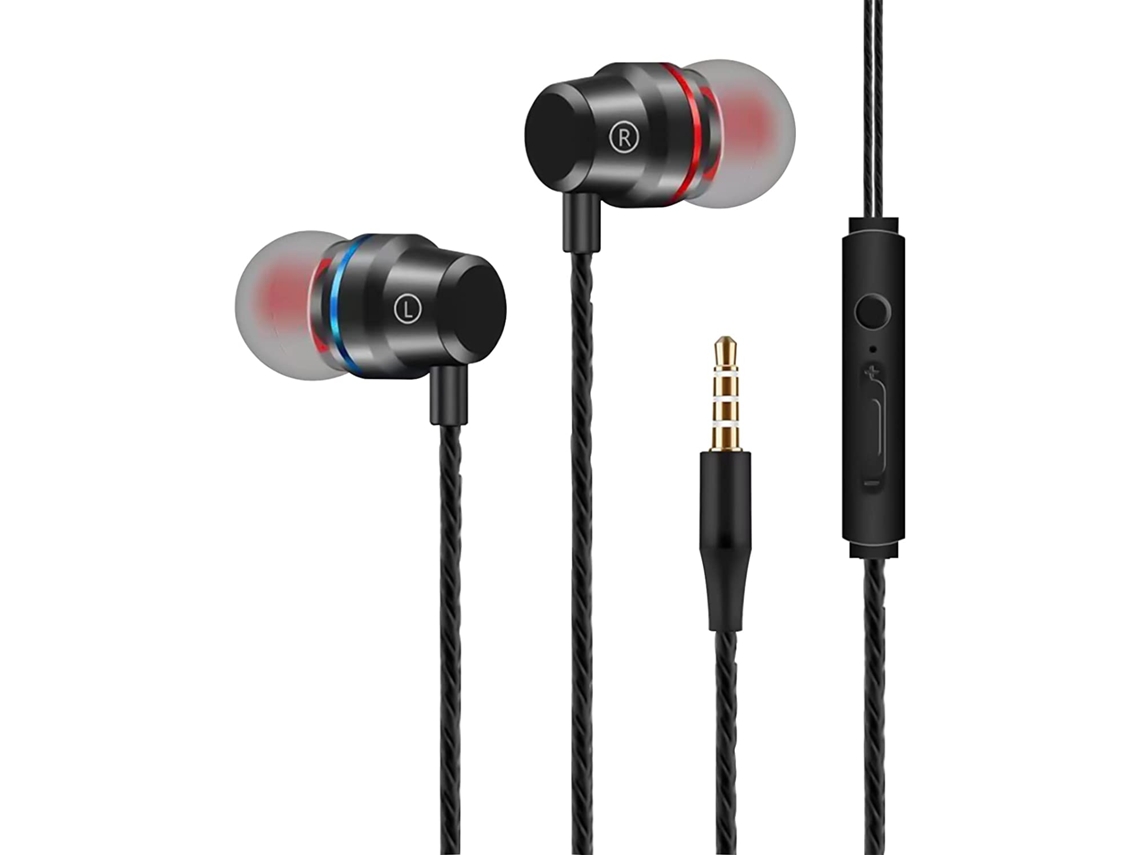 Auriculares con cable DAMAI con micrófono y control de volumen