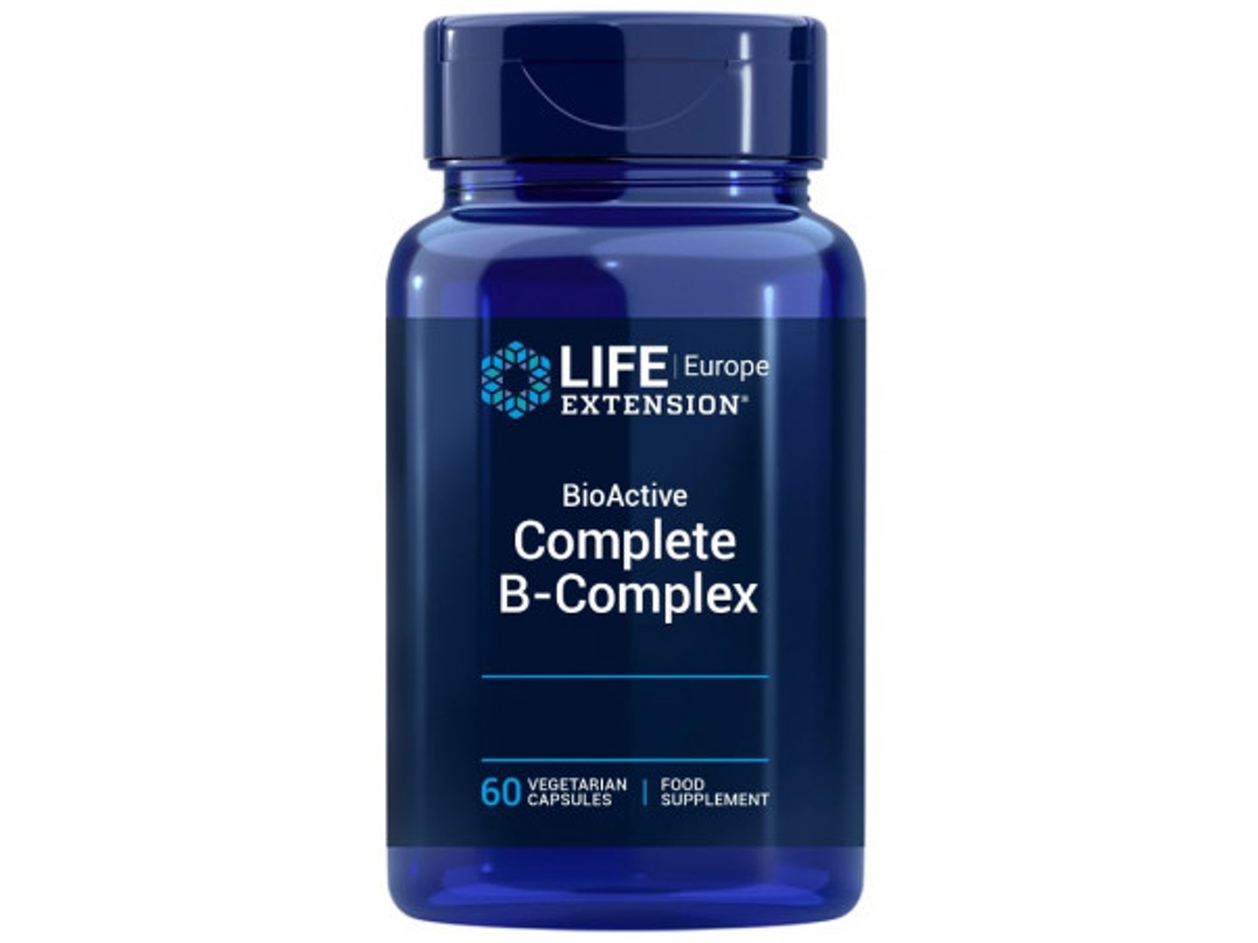 Complemento Alimentar LIFE EXTENSION Bioactive Complete B-Complex (60 cápsulas vegetais)