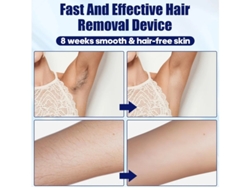 Depiladora facial portátil para hombres y mujeres. Sistema mejorado de depilación con hielo y compresa de hielo blanca. Yizhood.