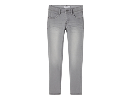 Pantalones de Niños NAME IT Silas Tax Mezclilla Gris (18 meses)