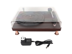 Tocadiscos (altavoces Estéreo Integrados Dobles Con Tapa Antipolvo) Tocadiscos De Vinilo Retro De Madera Fonógrafo Tocadiscos Simple De 3 Velocidades