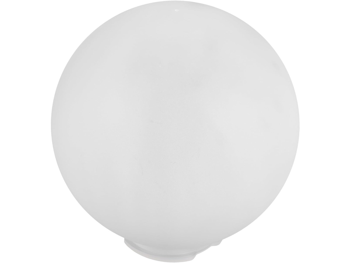 Globo Acrílico De 20 Cm, Transparente Mate, Difusor De Luz Antirreflejos Certificado Para Lámparas.