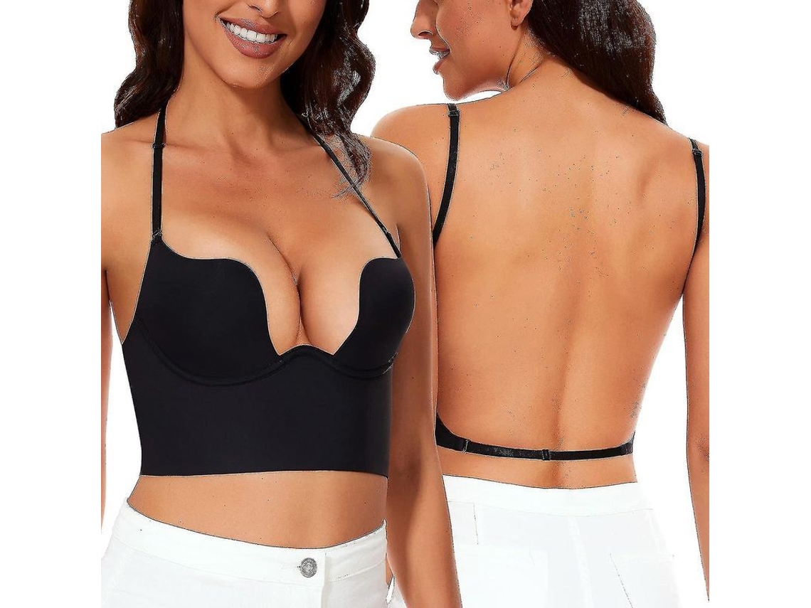 2026-sujetador Sin Costuras Con Espalda Baja Profunda U Convertible Multifuncional Para Mujer