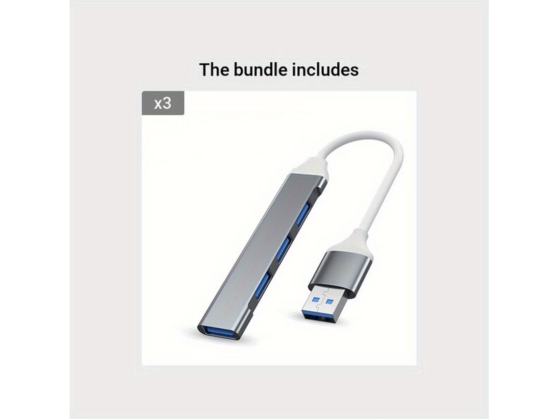 ¡Mejora la conectividad de tu ordenador con el concentrador USB 3.0 de 4 puertos!