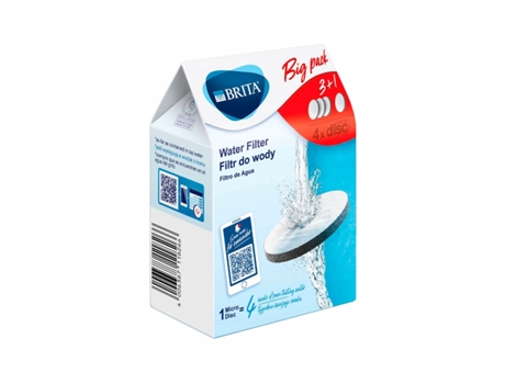 3 Paquete de Filtro 1 Microdisc para Botella de Água BRITA