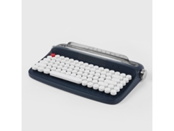 Teclado inalámbrico Bluetooth, tableta de estilo vintage con diseño de sombrero redondo en inglés