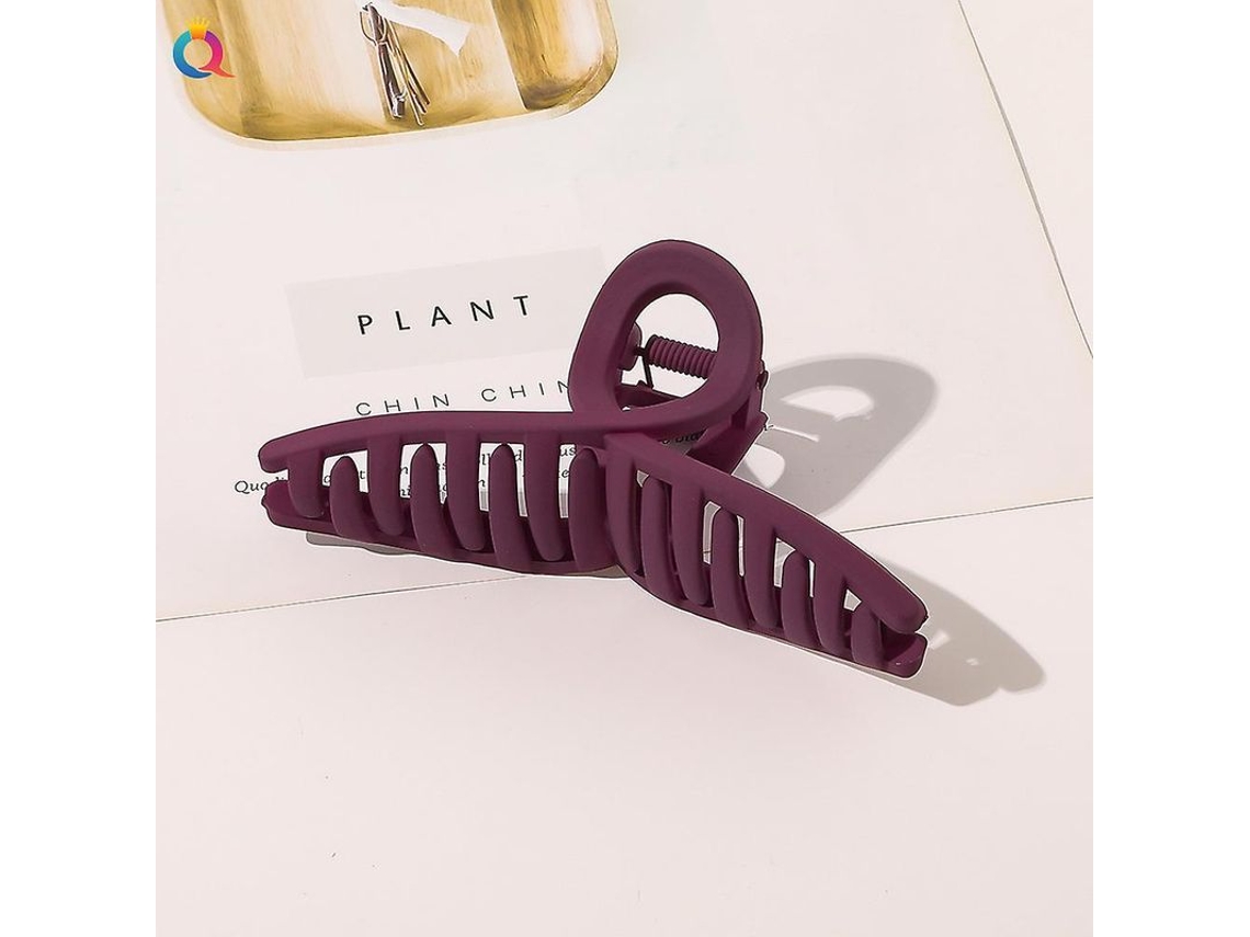 2026-5pcs Pinza De Pelo De Plástico Mate Estilo Coreano Para El Pelo En La Parte Posterior De La Cabeza Pinza Tiburón