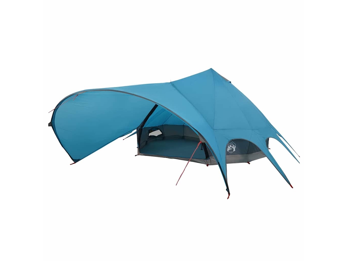 Tienda tipi para 9 personas, azul y gris, 600 x 600 x 347 cm