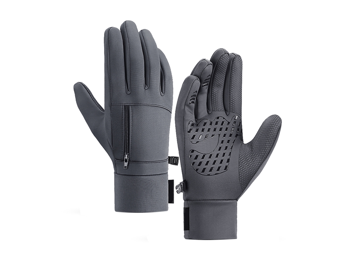Guantes De Invierno Para Hombre, Impermeables, Compatibles Con Pantallas Táctiles, De Forro Polar Antideslizante, Guantes Deportivos.