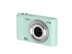 Cámara digital HD para fotografía doméstica Full HD 2.7k 48mp 16x Verde claro Tarjeta de memoria de 32 g Gusshious