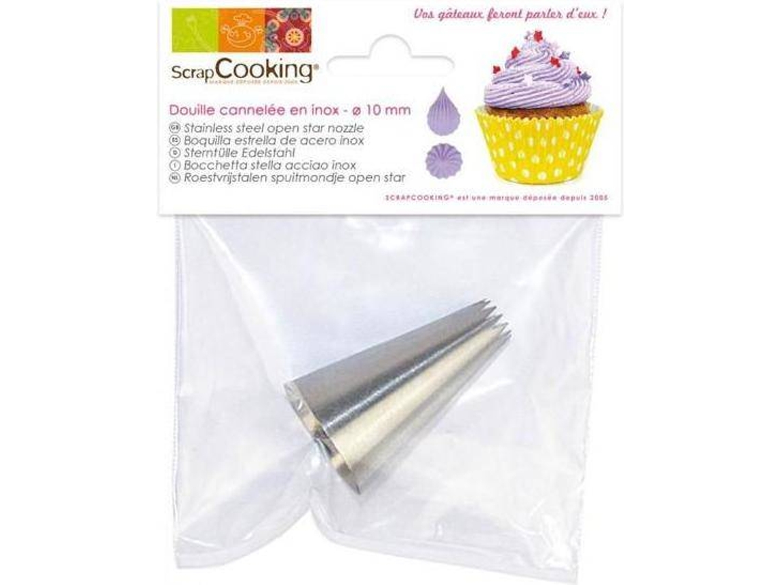 Boquilla Pastelera SCRAPCOOKING (Acero)