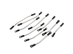 Juego de 10 barras de dirección curvas para coche RC Axial SCX10 II 90046 90047 90075 VAYOToy