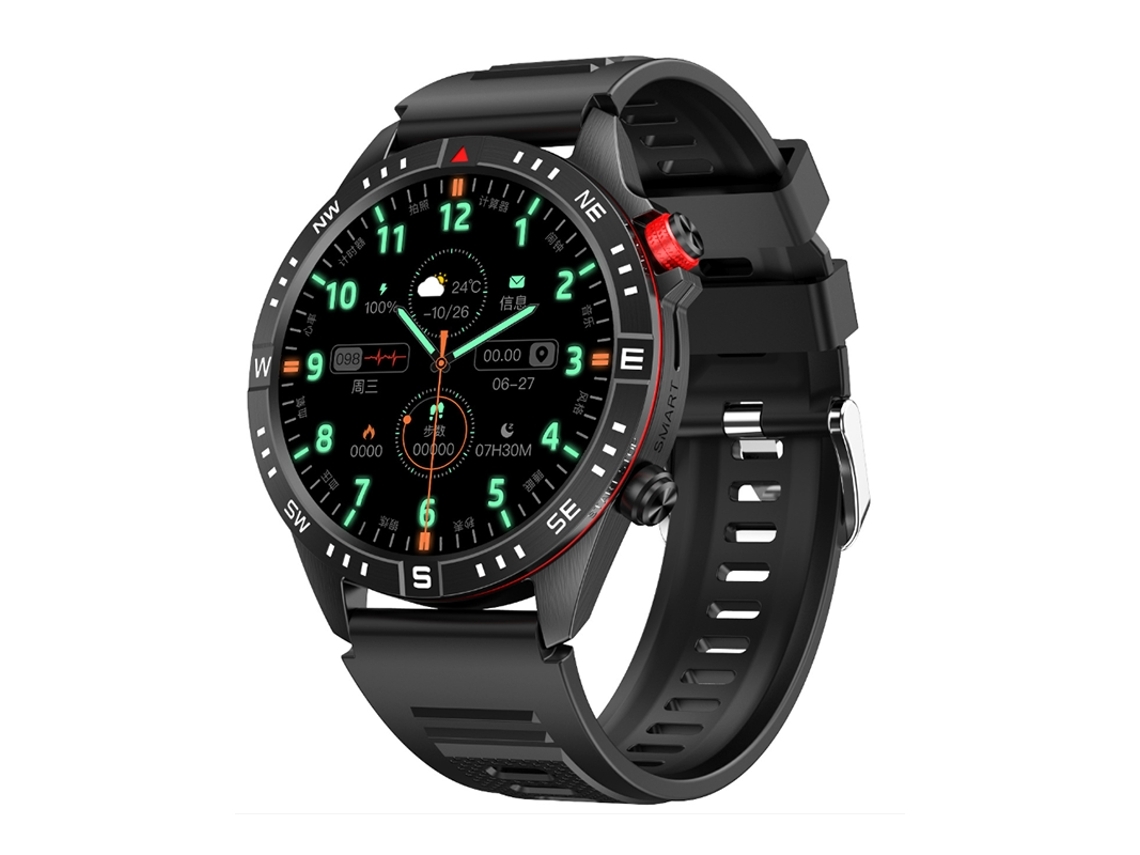 Smartwatch con Llamadas Bluetooth y Múltiples Notificaciones de Información Deportiva Negro YEMAESRE