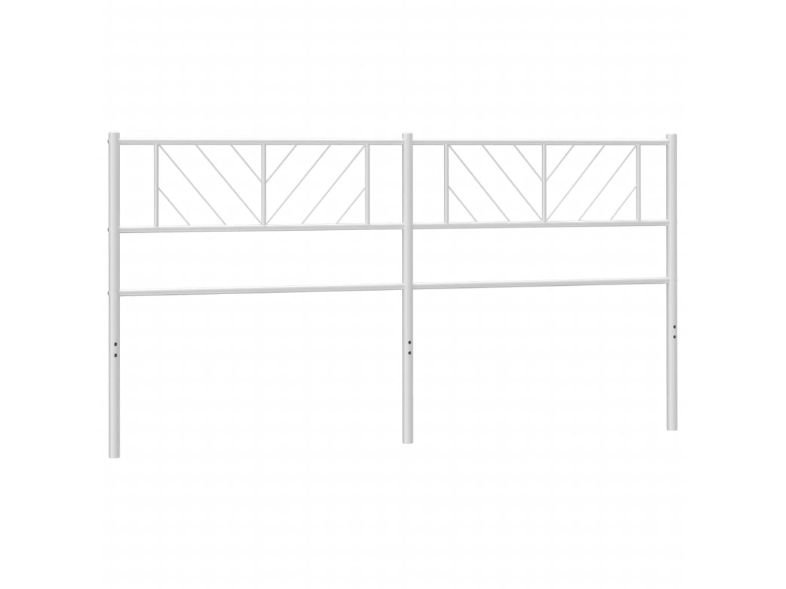 Cabecero de repuesto 200 cm Metal Blanco MAISON EXCLUSIVE