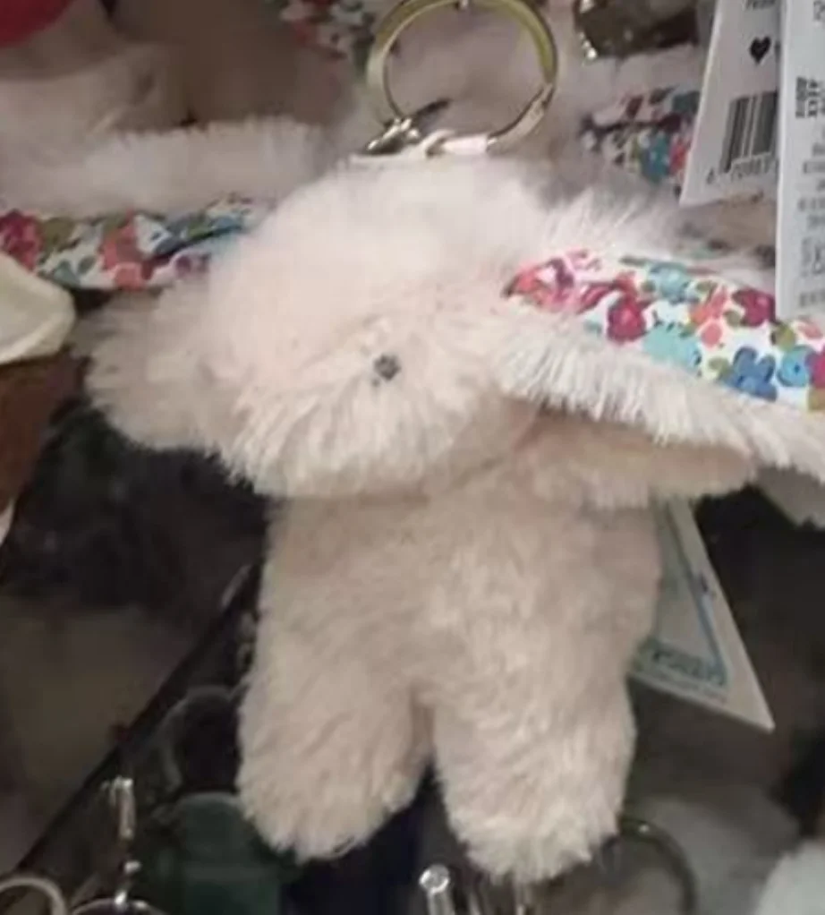 (coelho Rosa) Chaveiro De Pelúcia Fofo, Pingente De Brinquedo Macio. Decoração Para Bolsa.