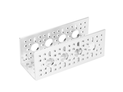 Soporte De Servo Para Brazo Robótico En Forma De U Con 4 Orificios, 4,8 X 4,8 Cm, Compatible Con Gobilda Tetrix Ftc Frc First Wro