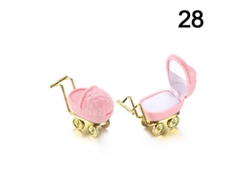 Caja De Joyería De Terciopelo Para Anillos De Boda, Pendientes, Collares Y Pulseras - Regalo Vfc 28