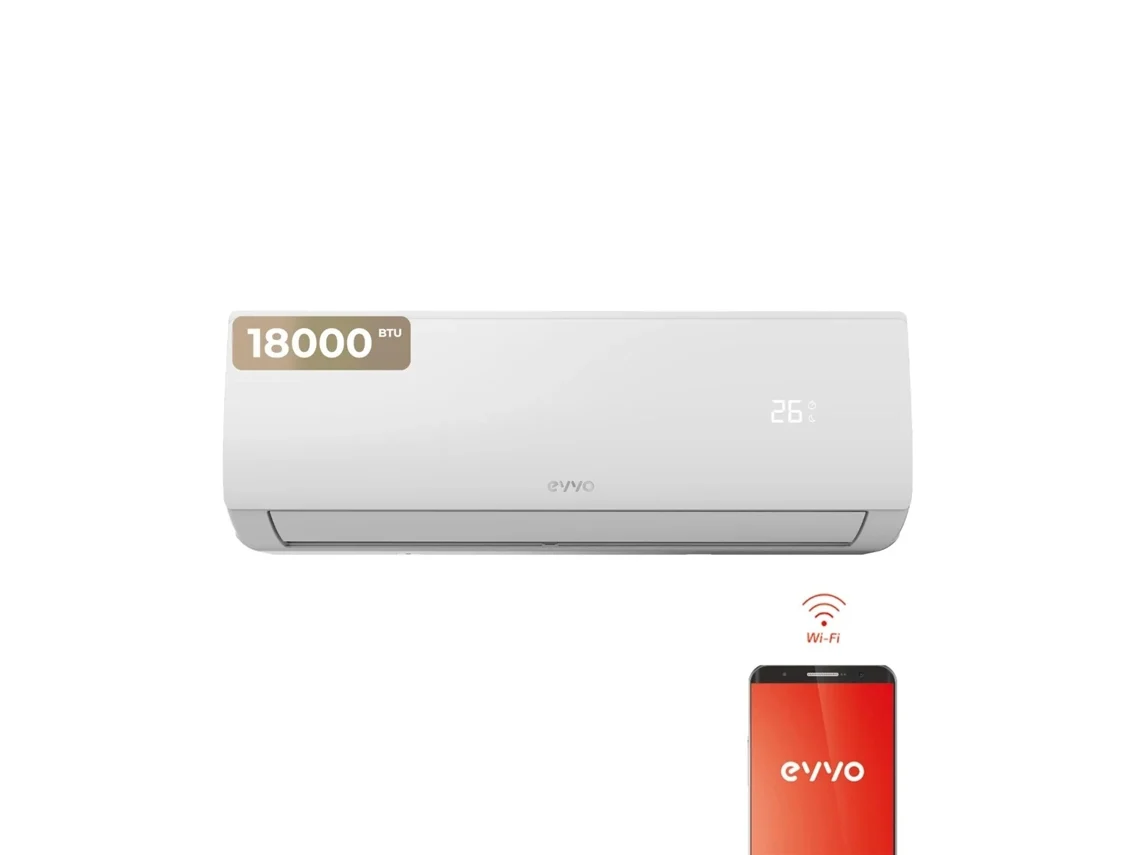 Aire Acondicionado Split Evvo Clima 18000 Btu (4500 Fg), Wifi, Inverter, Bomba Calor, A++
