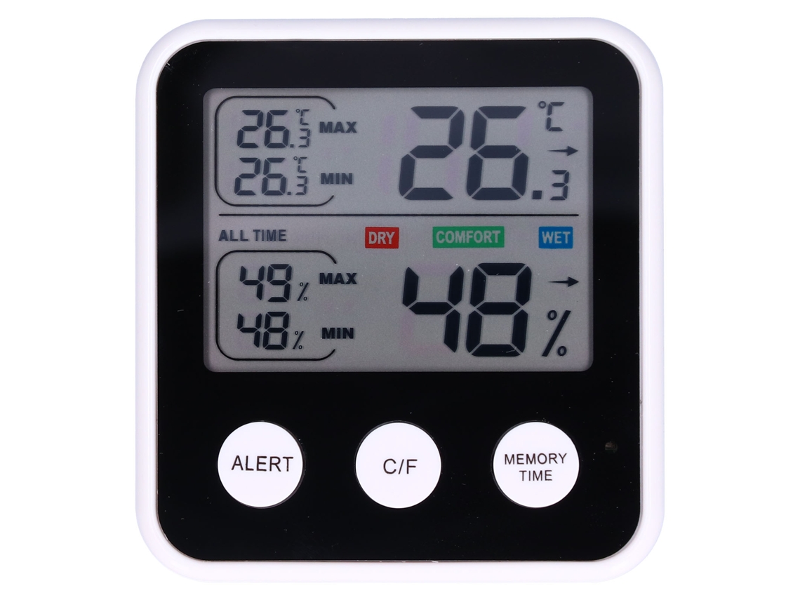 Medidor Digital De Temperatura Y Humedad Con Pantalla Lcd, Termómetro E Higrómetro Para Uso En Interiores.