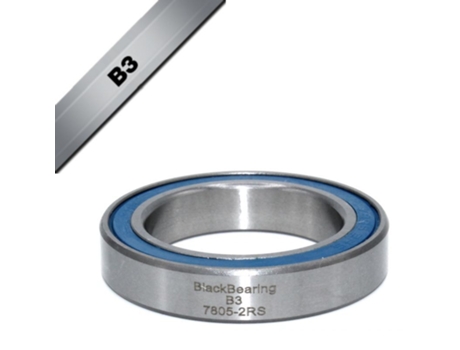 Rodamiento Black Bearing B3 - 7805-2RS - 25 x 37 x 7 mm