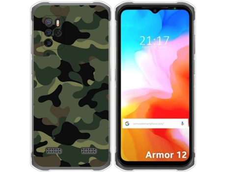 Carcasa Ulefone Armor 12 5G TUMUNDOSMARTPHONE Dibujos Camuflaje Multicolor