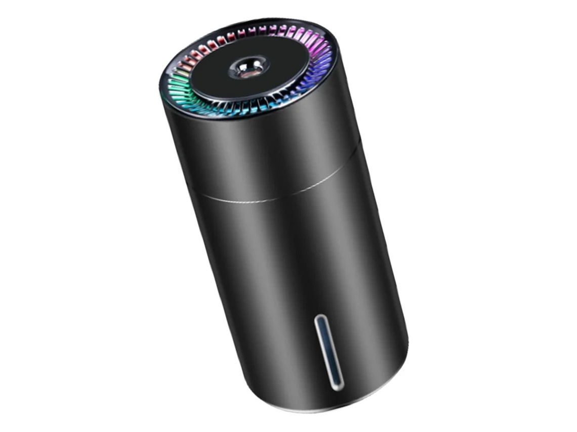 Difusor de perfume para coche con apagado automático, de aluminio, Bestvite negro