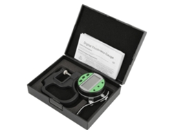 Calibre De Espessura Digital 0-10mm 0.01mm Com Tela Lcd E Punho Confortável Para Papel, Tubo, Chapa