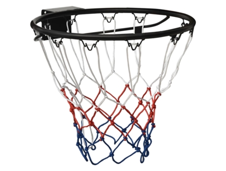 vidaXL Aro de baloncesto acero negro 45 cm