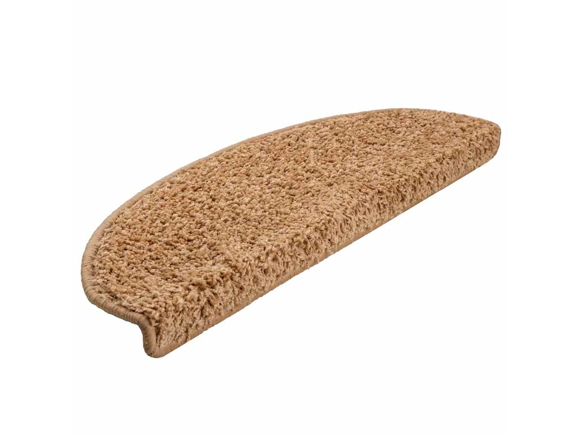 Felpudos Para Escaleras 30 Uds 65x21x4 Cm Beige Semicircular Grande