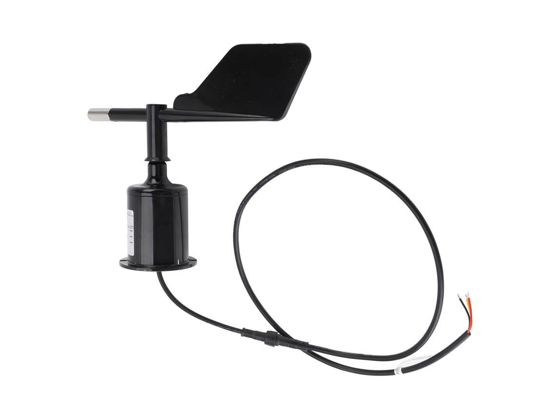 Anemómetro preciso con sensor de dirección del viento de 360 grados y 5 V para invernaderos y jardines.