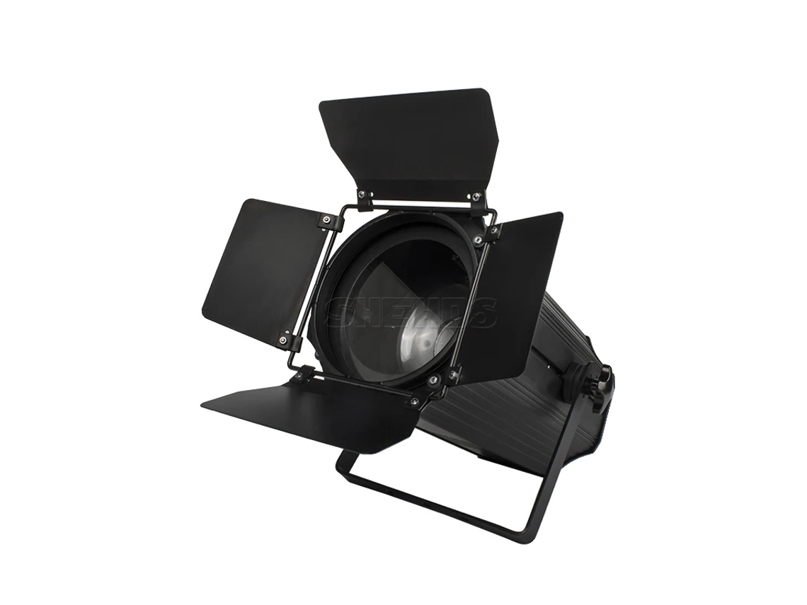 Foco PAR COB de 200 W con zoom, ángulo de enfoque ajustable, control DMX, 1 unidad, enchufe UE OEM