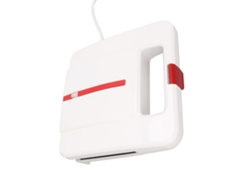 Máquina para hacer gofres cuadrada compacta con placas antiadherentes, control de temperatura ajustable, cable frío, enchufe UE 220 V