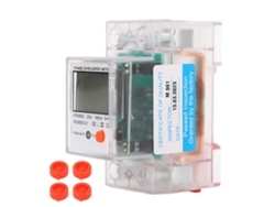 2026velora-medidor De Energía Monofásico 2p Din Rail Con Pantalla Lcd Retroiluminada 230v Monitor De Consumo Eléctrico