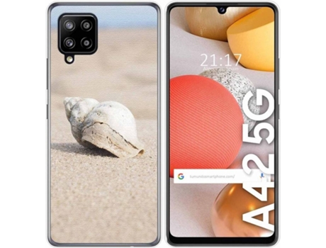 Carcasa Samsung Galaxy A42 5G TUMUNDOSMARTPHONE Concha Multicolor