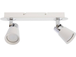 Lámpara de Techo CRISTALRECORD Iris (Blanco - GU10 - Máx. 35W - Aluminio)