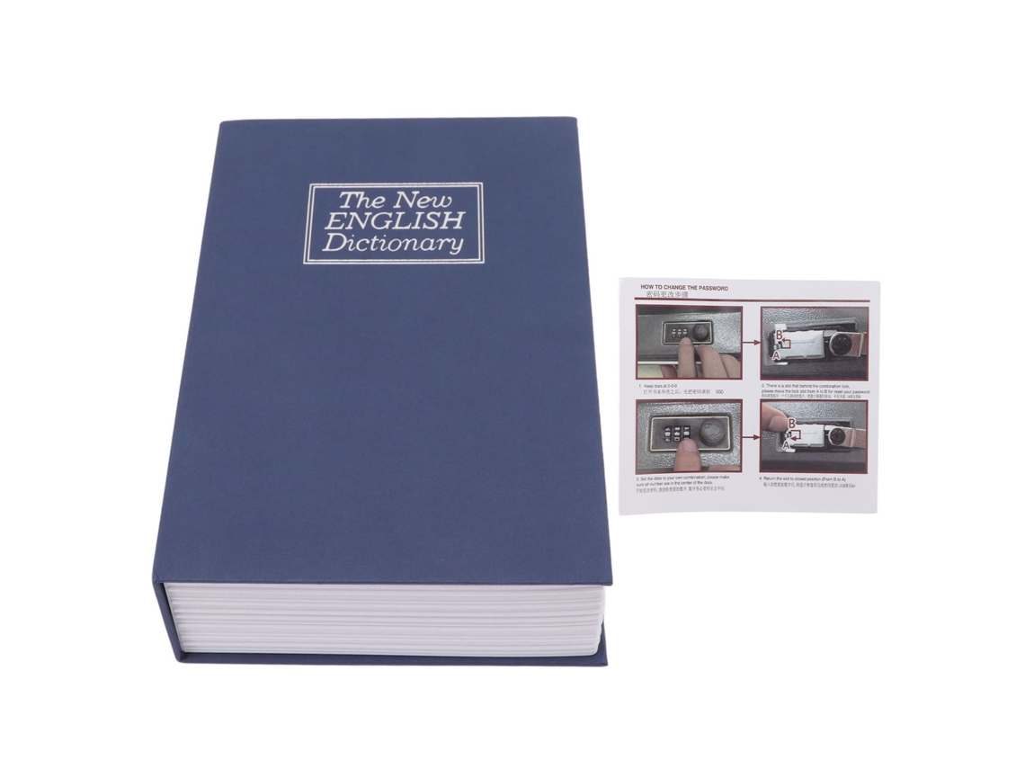 Hucha Con Cerradura De Combinación En Forma De Libro, Ideal Como Regalo De Cumpleaños Para Niños. Caja Segura.