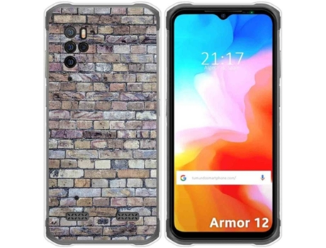 Carcasa Ulefone Armor 12 5G TUMUNDOSMARTPHONE Dibujos Ladrillo 02 Multicolor