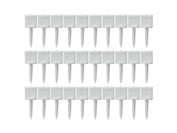 2026-30pcs Clavos De Objetivo De Tiro Con Arco Nylon Largos Reutilizables Para Papel De Objetivo Blanco