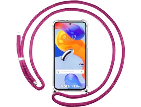 Carcasa Xiaomi Redmi Note 11 Pro TUMUNDOSMARTPHONE Colgante Rosa
